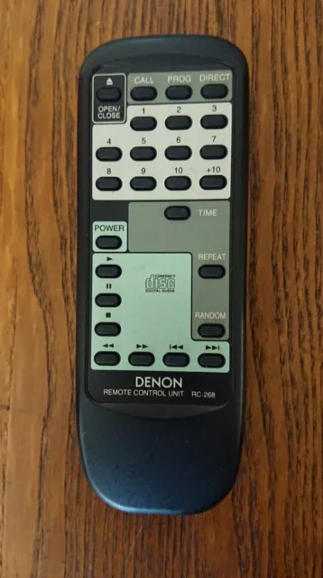 Denon Remote Control l RC-268 Genuine Original Part Tested