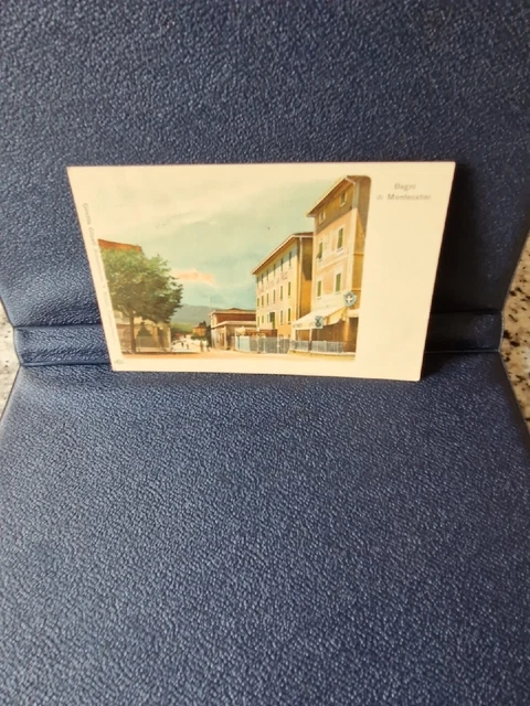 cartolina viaggiata 1912 BAGNI DI MONTECATINI