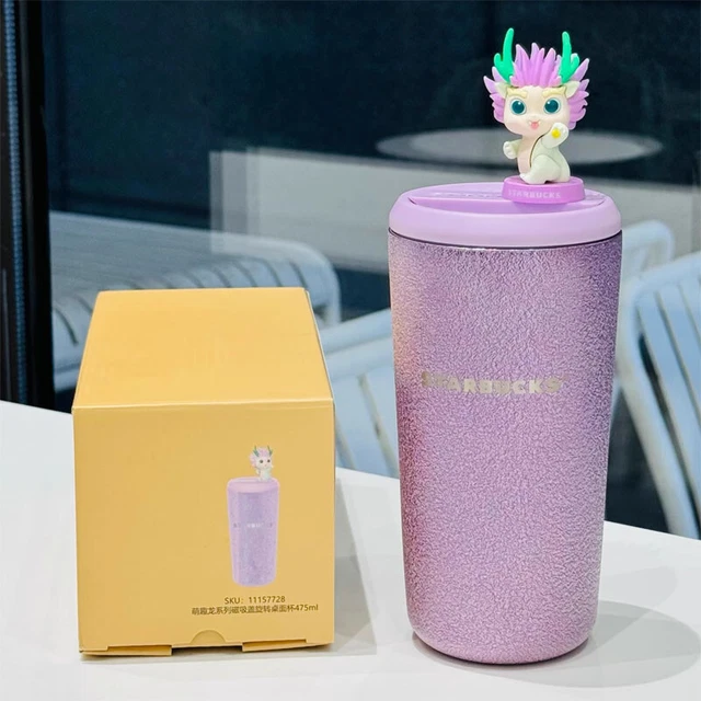 AUTHENTIC STARBUCKS CHINA 2024 Year of Dragon Cute Purple 16oz SS Cup