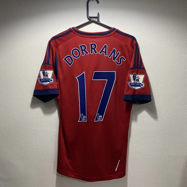 West Bromwich Albion Away Football Shirt 2012-13 Medium Dorrans 17 Adidas WBA