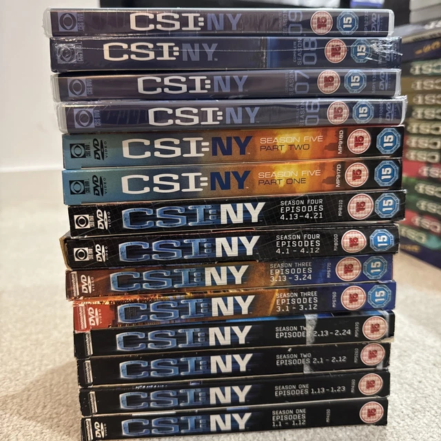 CSI: NY COMPLETE Series 1-5 DVD Box Sets - UK £25.00 - PicClick UK
