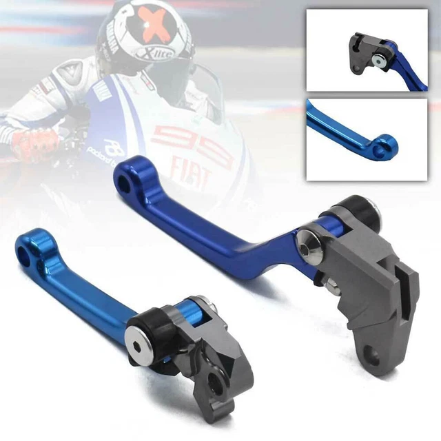 Aluminum Motorcycle Pair Front Brake Clutch Lever Fit For YAMAHA WR450F 2005-15