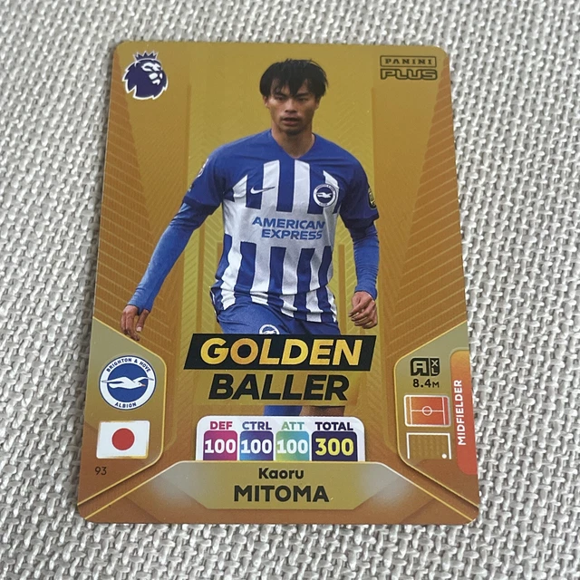 GOLDEN BALLER KAORU MITOMA Panini PLUS 2023/2024 Adrenalyn XL 23/24