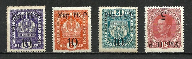 WESTERN UKRAINE POLAND 1918 KOLOMYJIA  OVPT  inverted  ** Signed