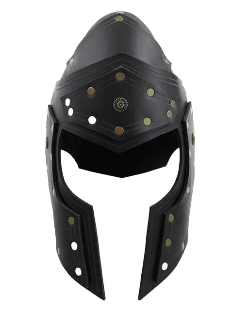 MEDIEVAL ORIGNAL LEATHER  Beaufort Helmet - Leather Armor for LARP and Cosplay