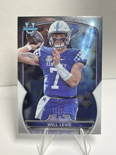 2022 Bowman U Chrome Will Levis #5 Kentucky Wildcats Tennessee Titans Mint