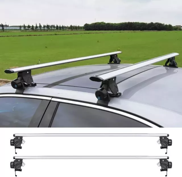 W/O Roof Rail Rack Lockable Cross Bar Crossbar Fit for Toyota Matrix