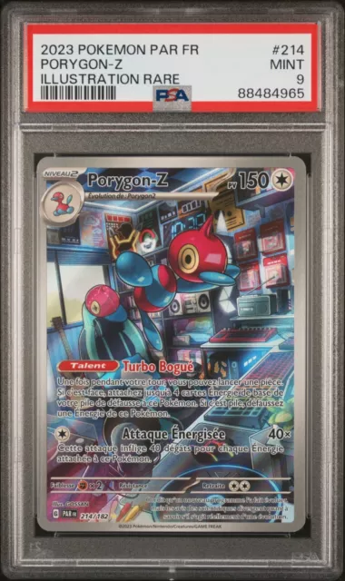 Pokemon Card Fr Fault Paradox Porygon-Z 214 Ev04 Mint Psa 9