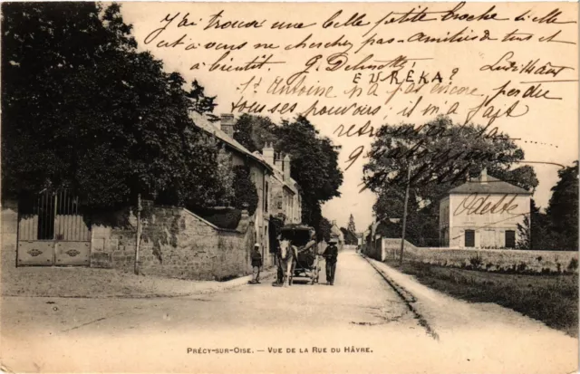 CPA PRECY-sur-OISE - Vue de la Rue du Havre (259490)