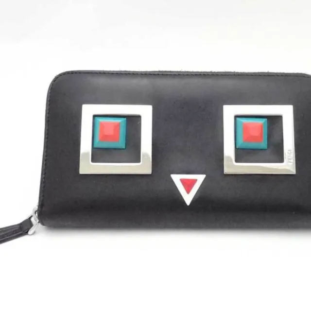 Fendi -- Black Leather Wallet Authentic