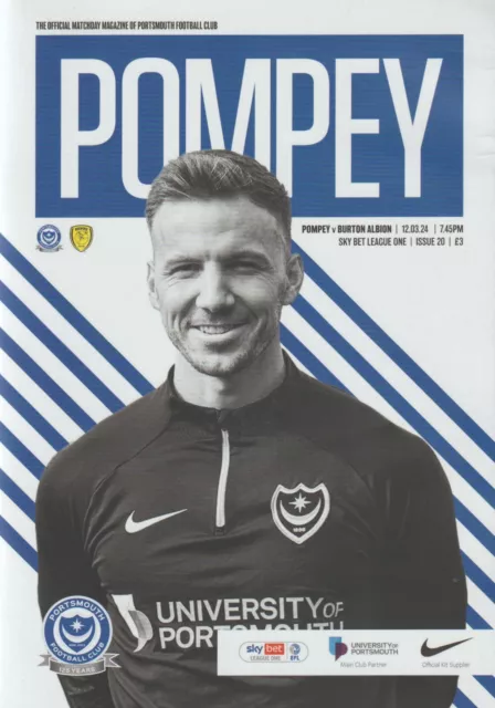 * 2023/24 - Portsmouth Home Programmes - Choose From List *