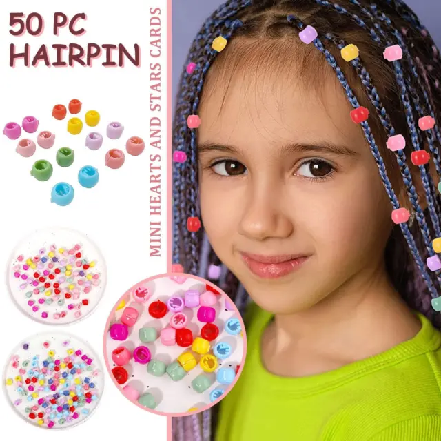 Mini Plastic Hair Claw Clips Grips For Womens Girls Candy Colour Beads Headwear