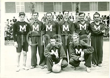 1940 ca MILANO Littoriali sport Squadra Pallacanestro GUF *Fotografia