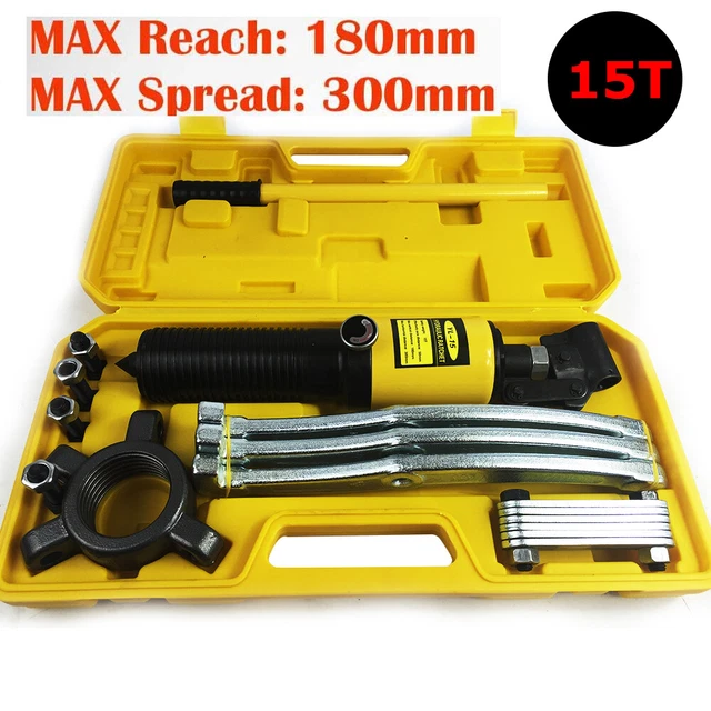 Estrattore idraulico strumento cuscinetto anello interno mozzi ruota cuscinetti estrattore set 15T