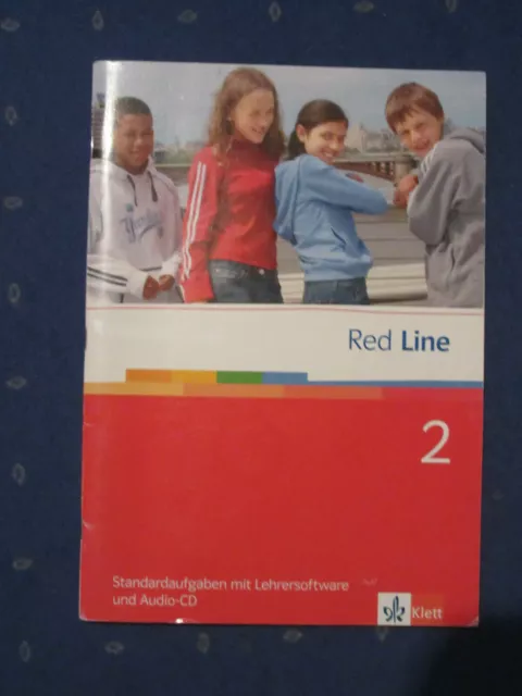 Red Line 2 Englisch Standardaufgaben mit Lehrersoftware -Klett-gebraucht mit CD