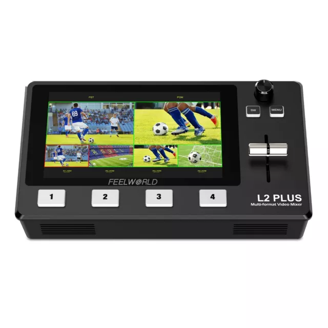FEELWORLD L2 Plus Video Mixer Switcher 5.5 inch LCD Touch 4 HDMI In - OPEN BOX