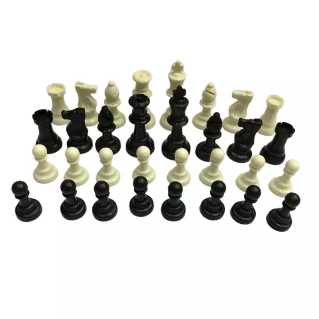32x International Chess Pieces Set Chessmen Pieces 75mm King Collection