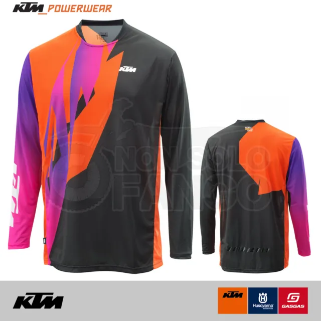 Maglia enduro KTM Power Wear 2024 POUNCE JERSEY PURPLE - M