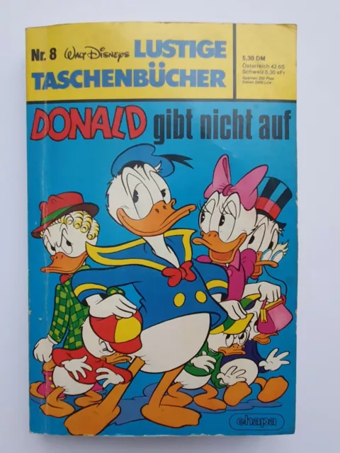 Walt Disneys LUSTIGE TASCHENBÜCHER Nr.8, Erstauflage 1969, Nachdruck 1981/82