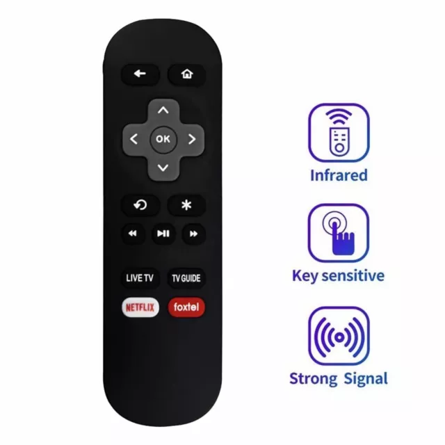 Replacement Remote Contro For Roku 7 6 5 4 3 2 1 Express Telstra TV With Netflix