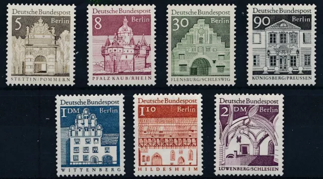 [BIN1760] Germany 1966 Architecture good set of stamps very fine MNH