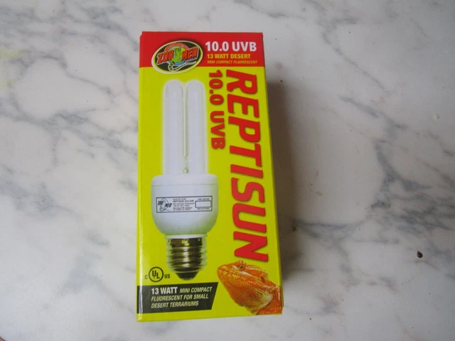 Zoo Med Reptisun 10.0 Uvb Light Snake, Lizard, Reptile, Turtle