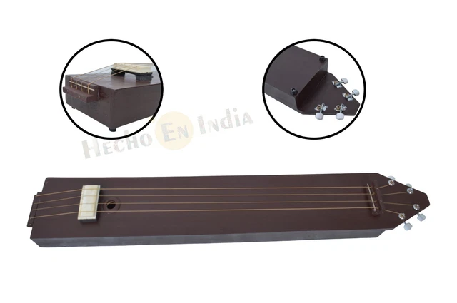 4 String Box Tanpura Folk Musical Instrument Tambura Tanpuri with Bag