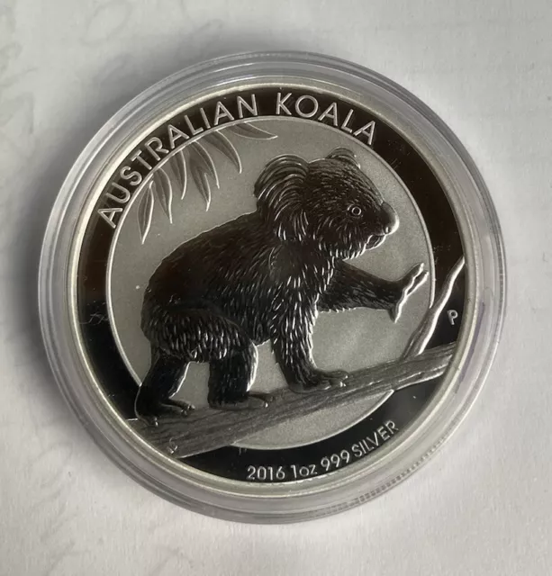 1 Oz Silber - Koala uncirculated 2021 - Australien in Münzkapsel