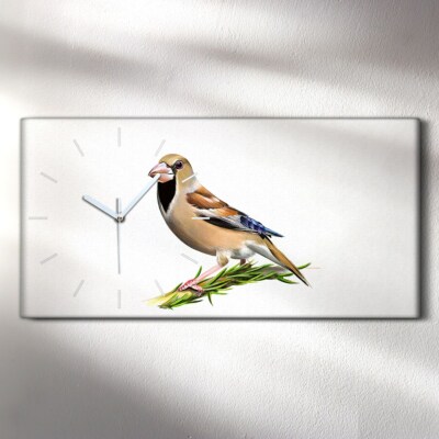 Aigle Horloge murale sur toile 60x30 paysage architecture oiseau aigle ville espace 