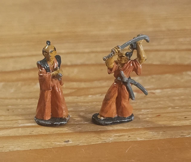 Lot de 9 figurines Ral Partha métal peintes – 1979 à 1989 – avec pièces rares (Cyclope, Géant, Djinn) - France