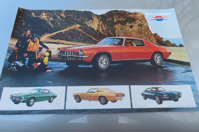 1970 Chevrolet Camaro Original Dealer Brochure ( With Options & Features ) 1970 Chevrolet Camaro Original Dealer Brochure ( With Options & Features )
