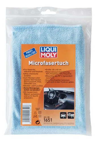 Liqui Moly Panno In Microfibra Per Pulizia Superfici Tessuti Auto Macchina