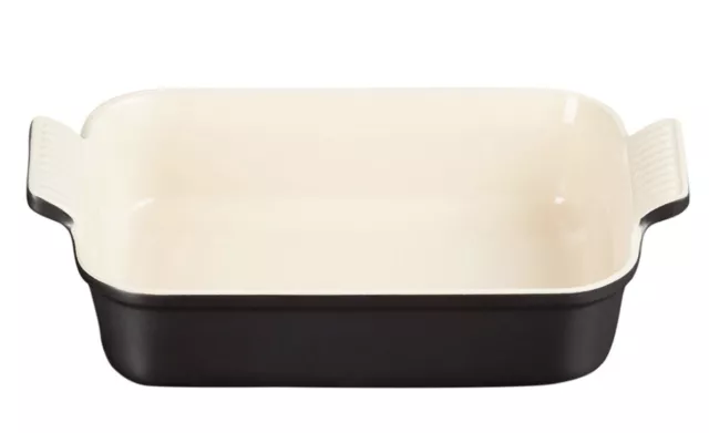 Le Creuset 26cm Baking Dish 10  x 8 Black Onyx NIB 💕