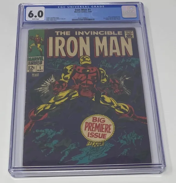 Marvel Comics Iron Man 1 CGC 6.0 FIRST ISSUE!  Originc
