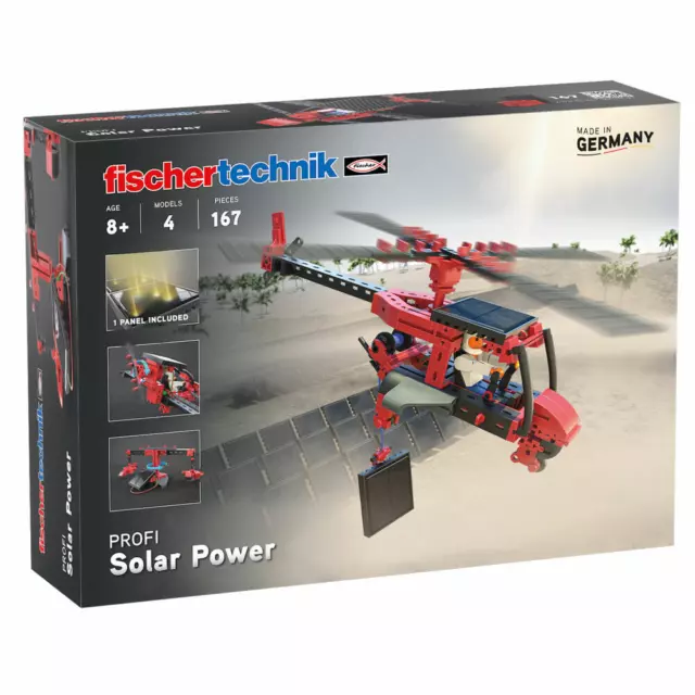 Fischertechnik Solar Power 167-tlg. Baukasten Konstruktionsspielzeug Solarmodul