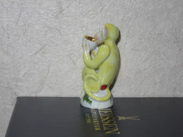 Meissen Porcelain Monkey Figurine Chinese Zodiac Figure Series Pottery Germany 2