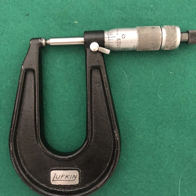 MACHINIST TOOLS VINTAGE Lufkin Micrometer No. 3911 58.00 PicClick