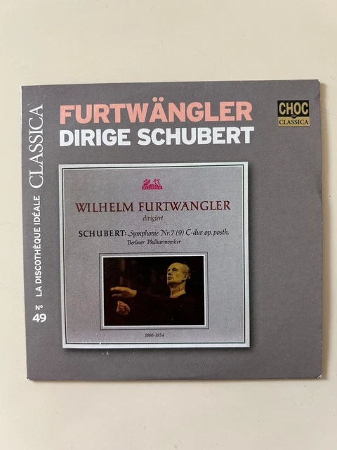 LA DISCOTHÈQUE IDÉALE n°49 - FURTWÂNGLER DIRIGE SCHUBERT/ CD EUR 3,50 ...