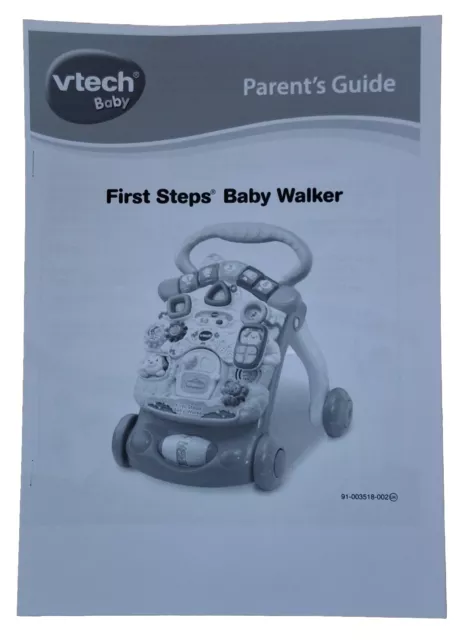 Vtech ""First Steps Baby Walker"" Benutzerhandbuch/Elternanleitung. #3