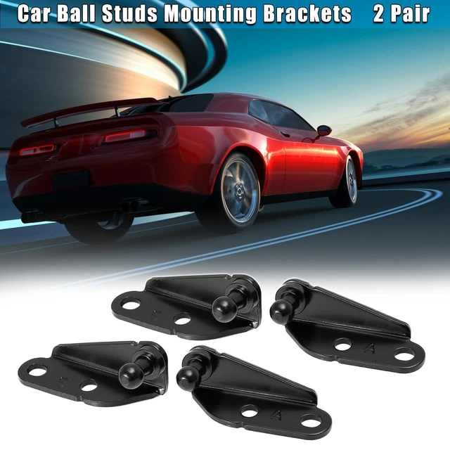 2Pair 10mm Ball Stud Mounting Bracket Fasterner Universal for Car RV Gas Strut