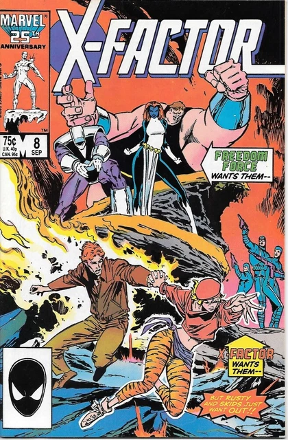 X-Factor Comic Book #8 Marvel Comics 1986 VERY HIGH GRADE UNREAD NEW