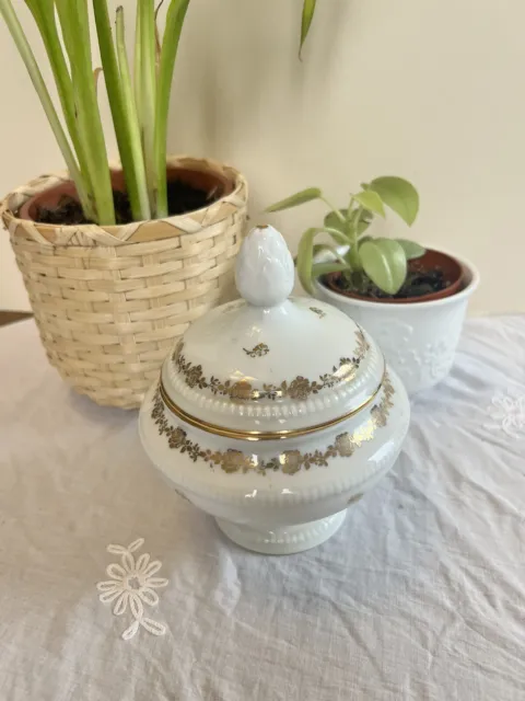 Mini Soupière En Porcelaine De Limoges