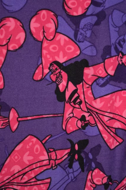 LULAROE DISNEY TWEEN Leggings Purple Pink Antagonist Captain Hook #6 NWOT  $9.80 - PicClick