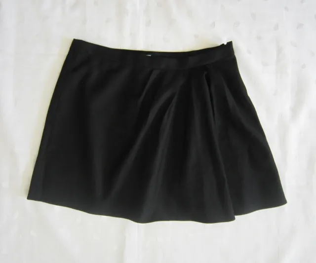 NWOT J. Crew Wool Blend Wool Blend Side Pleated Mini Skirt in Black Size 8