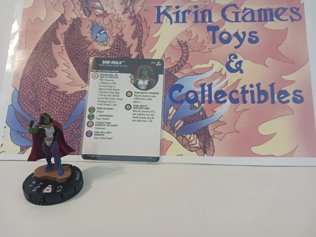 Heroclix Marvel Avengers War of the Realms 063 SHE-HULK  CHASE