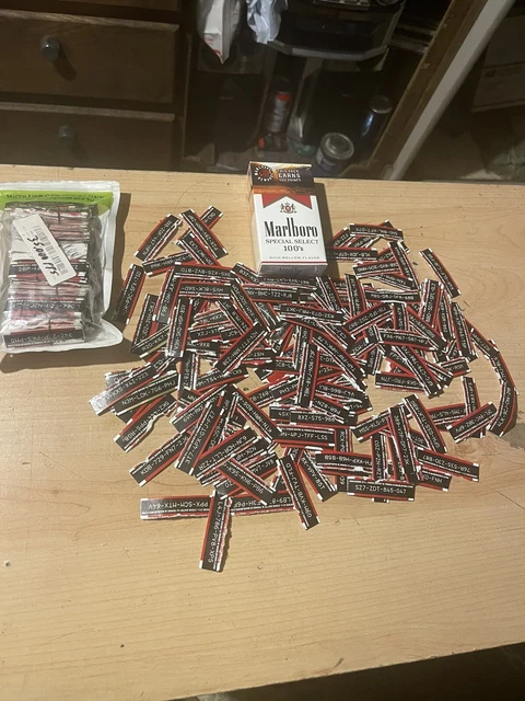 100 Unused Marlboro Reward Codes 10,000 Points
