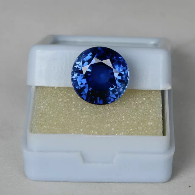 Natural Royal Blue Sapphire 6.75 Ct Fine Kashmir Round Cut Loose Gemstones