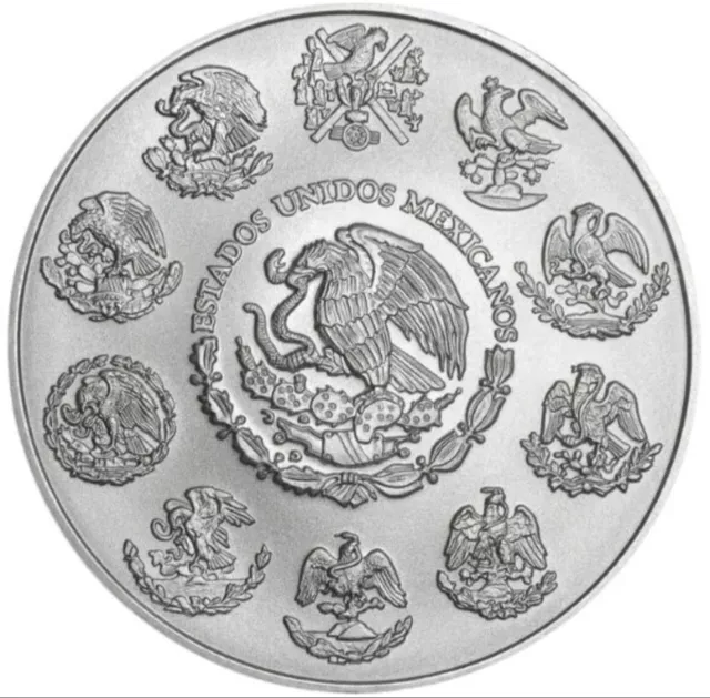 2023 Mexico 2 oz Mexican libertad 2oz fine silver 999 BU bullion coin 2