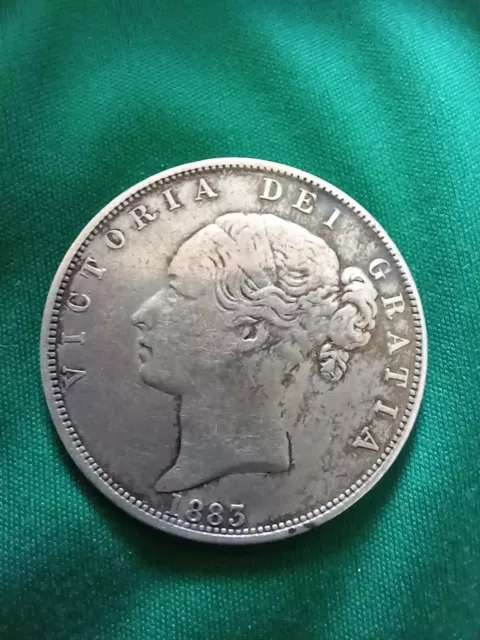 Victoria Silver Half Crown 1883