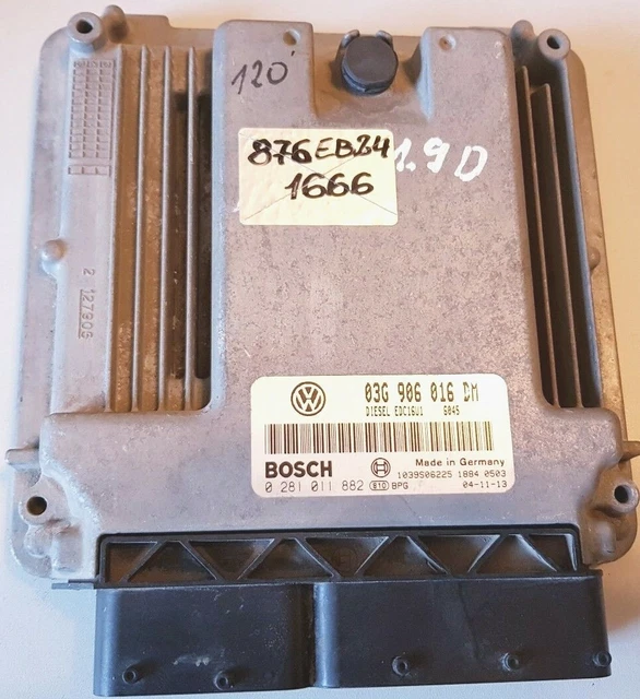VW CADDY 1.9 TDI Engine Control Unit ECU 03G906016DM 119.90 PicClick